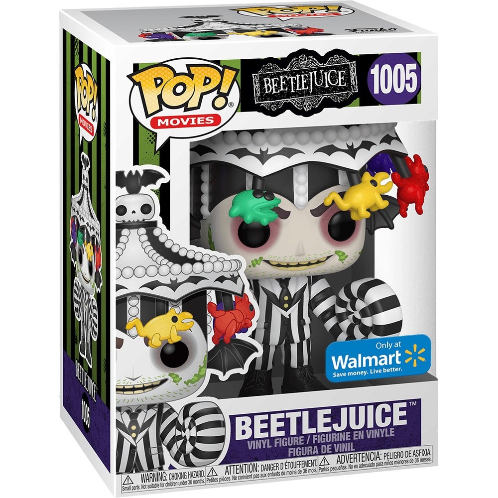 Funko Pop Vinyl Beetlejuice Walmart Exclusive 1005 Vaulted Figure